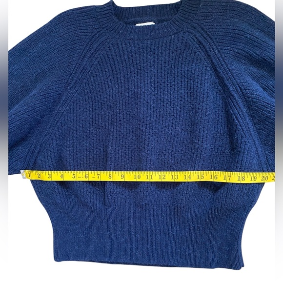 COPY - Aymara Baby Alpaca Wool Chunky Crewneck Sweater Size M - Picture 5 of 10